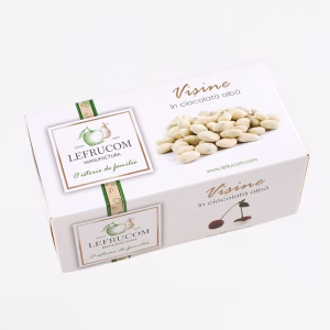 Vișine în ciocolată albă